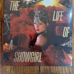 Taylor Swift-Life of a Showgirl-tiny bubbles in champagne vinyl record